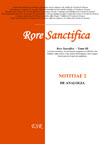 Rore Sanctifica - Notitiae