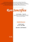 Rore Sanctifica - Notitiae