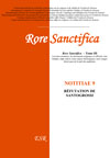 Rore Sanctifica - Notitiae