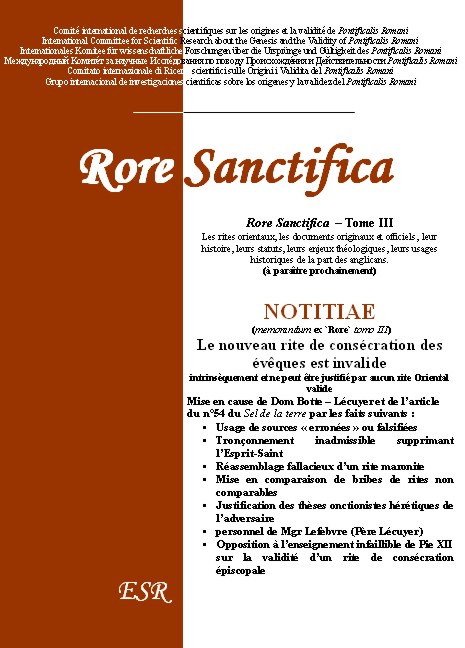 Rore Sanctifica Tome III