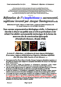 Annexe refutation de Santogrossi