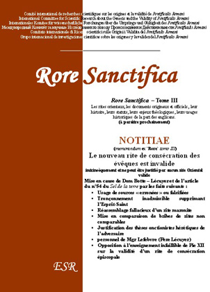 Rore Sanctifica Tome III